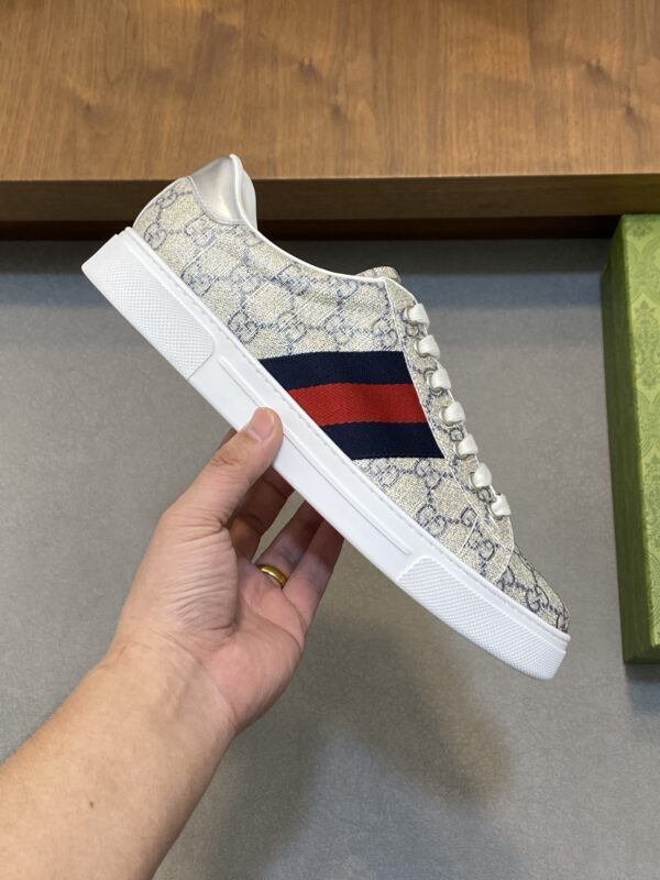 sy_no_02F3AE58E76C3EF09C8017DB42AD51E3_3 Gucci Beige GG Monogram Web Low-Top Sneaker