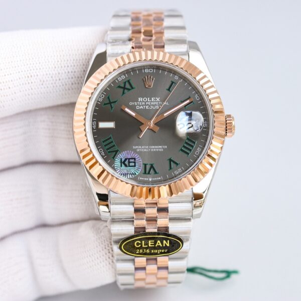 sy_no_034F068E640E53B7CBB28FF33EC23C9B_1 ROLEX Rolex Dog Tooth Ring Gold Logbook Series Automatic Mechanical Movement Men's Watch Swiss Watch