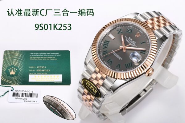 sy_no_034F068E640E53B7CBB28FF33EC23C9B_2 ROLEX Rolex Dog Tooth Ring Gold Logbook Series Automatic Mechanical Movement Men's Watch Swiss Watch