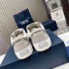 sy_no_0387E9F71AE4C705EF15F5B2DDB212F4_7 Dior Grey Suede Silver Oblique Jacquard Pink-Lace Low-Top Sneaker