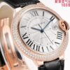 Cartier Ballon Bleu leather strap couple mechanical watch men's and women's watches