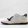 Gucci MAC8 White & Black Sneaker with Interlocking G Logo & Two-Tone Sole