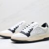 Gucci MAC8 White & Black Sneaker with Interlocking G Logo & Two-Tone Sole