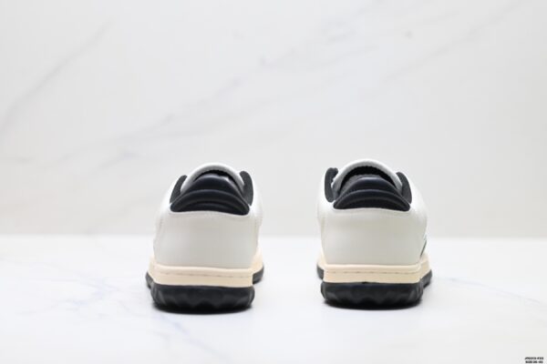Gucci MAC8 White & Black Sneaker with Interlocking G Logo & Two-Tone Sole