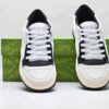 Gucci MAC8 White & Black Sneaker with Interlocking G Logo & Two-Tone Sole