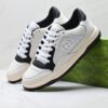 Gucci MAC8 White & Black Sneaker with Interlocking G Logo & Two-Tone Sole
