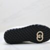 Gucci MAC8 White & Black Sneaker with Interlocking G Logo & Two-Tone Sole