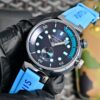 LOUIS VUITTON TABOUR series automatic mechanical movement rubber strap 44mm men's watch