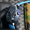 LOUIS VUITTON TABOUR series automatic mechanical movement rubber strap 44mm men's watch