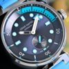 LOUIS VUITTON TABOUR series automatic mechanical movement rubber strap 44mm men's watch