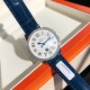 sy_no_05EC8BF084DB2695FFBEC794315928FA_1 Jaeger LeCoultre Date Series Automatic Mechanical Movement with Diamond Inlaid Day and Night Display Women's Watch Swiss Watch 34mm White Dial Stainless Steel Case Crocodile Leather Strap