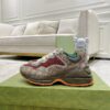 Gucci Rhyton GG Canvas Sneaker in Multi-Color with Red & Green Accents