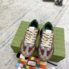 Gucci Rhyton GG Canvas Sneaker in Multi-Color with Red & Green Accents