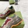 Gucci Rhyton GG Canvas Sneaker in Multi-Color with Red & Green Accents