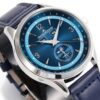 Jaeger LeCoultre Master Series MASTER Automatic Mechanical Movement Waterproof Date Display/Moon Phase Display Men's Watch Swiss Watch 40mm Blue Dial Stainless Steel Case