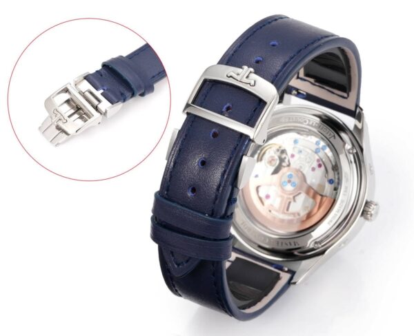 Jaeger LeCoultre Master Series MASTER Automatic Mechanical Movement Waterproof Date Display/Moon Phase Display Men's Watch Swiss Watch 40mm Blue Dial Stainless Steel Case