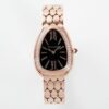 BVLGARI SERPENTI series watches with quartz movement and black dial for women
