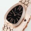 BVLGARI SERPENTI series watches with quartz movement and black dial for women