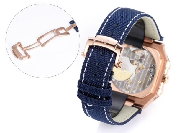 Patek Philippe Cubitus Rose Gold and Blue Dial 45mm Mechanical Watch 5822/1AR