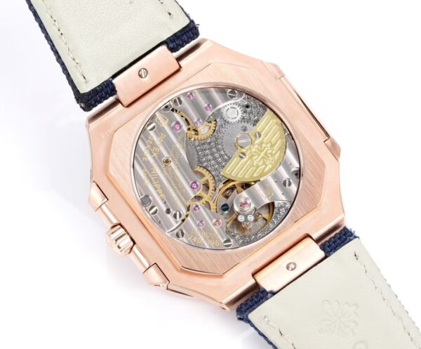 Patek Philippe Cubitus Rose Gold and Blue Dial 45mm Mechanical Watch 5822/1AR