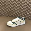Dior Cream-White Green Leather Low-Top Sneaker