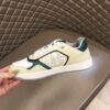 Dior Cream-White Green Leather Low-Top Sneaker
