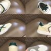 Dior Cream-White Green Leather Low-Top Sneaker