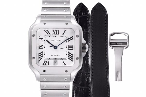 sy_no_0A1BBB72D597437D91224263AEE4F888_0 Cartier Santos Mechanical Quartz Watch