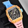 sy_no_0C6CBCF01282553BF1FAFC1E7B873938_0 RICHARD MILLE Men's Series Automatic Mechanical Movement RICHARD MILLE Hollow Dial Rubber Strap