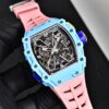 sy_no_0C6CBCF01282553BF1FAFC1E7B873938_1 RICHARD MILLE Men's Series Automatic Mechanical Movement RICHARD MILLE Hollow Dial Rubber Strap