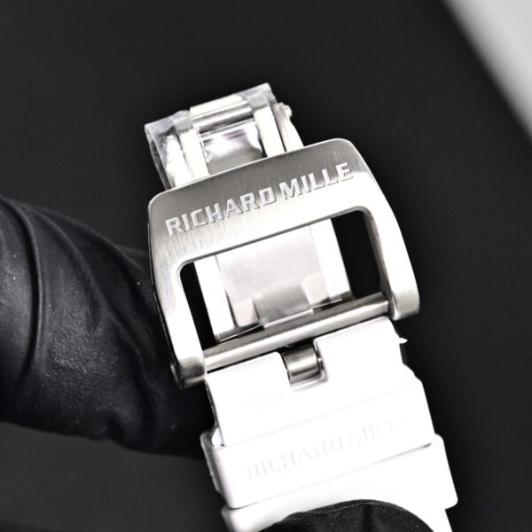 sy_no_0C6CBCF01282553BF1FAFC1E7B873938_8 RICHARD MILLE Men's Series Automatic Mechanical Movement RICHARD MILLE Hollow Dial Rubber Strap