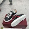 sy_no_0C9A8011865BB58C6BA204F5BC79F309_8 Gucci Screener GG Supreme Canvas Sneaker in Black & Grey with Blue/Red Web Stripe