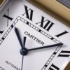Cartier Cartier Santos mechanical quartz watch, gold and stainless steel replaceable dual strap watch