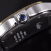 Cartier Cartier Santos mechanical quartz watch, gold and stainless steel replaceable dual strap watch