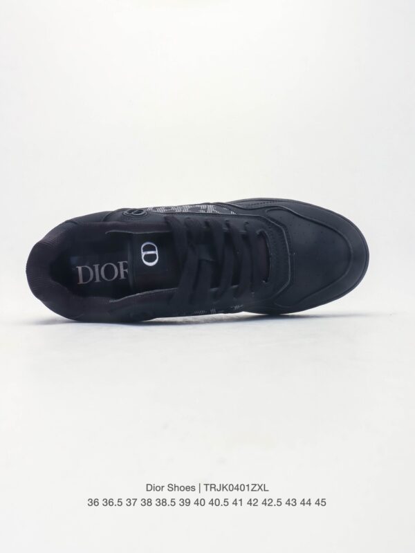 sy_no_0E99B0BC7240947BF5D098C55E8F7BF4_3 Dior Black Leather White Oblique Low Sneaker
