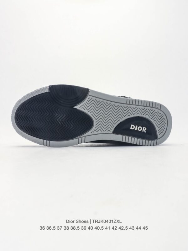sy_no_0E99B0BC7240947BF5D098C55E8F7BF4_5 Dior Black Leather White Oblique Low Sneaker