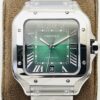 Cartier Shandushi series automatic mechanical movement 100 meter waterproof men's watch Swiss watch  green dial stainless steel strap
