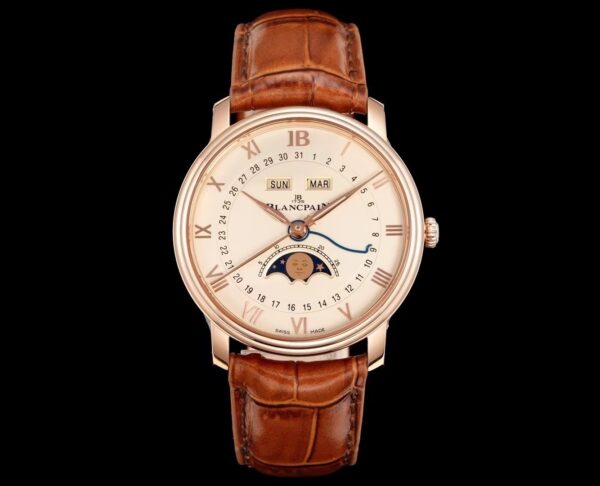 sy_no_1066F0A76D0C93FA8C91E28343FE6D11_0 BLANCPEIN Classic Series VILLERET Automatic Mechanical Movement 30 Meter Waterproof Men's Watch Swiss Watch