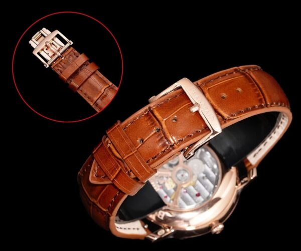 sy_no_1066F0A76D0C93FA8C91E28343FE6D11_8 BLANCPEIN Classic Series VILLERET Automatic Mechanical Movement 30 Meter Waterproof Men's Watch Swiss Watch