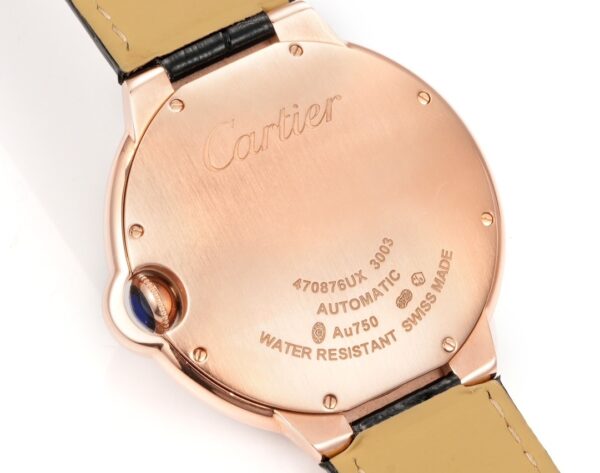 Cartier Ballon Bleu leather strap couple mechanical watch men's and women's watches