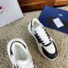 sy_no_10BE1484FA39D03407E0AA139E9EA24F_5 Prada Black White Leather Triangle Chunky Sneaker