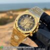 AUDEMARS PIGUET Audemars Piguet Royal Oak Series Automatic Mechanical Movement Yellow Dial Gold Case