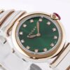 BVLGARI LVCEA watch with quartz movement and stainless steel strap