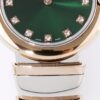 BVLGARI LVCEA watch with quartz movement and stainless steel strap