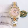 ROLEX Rolex Dog Tooth Ring Women's Diary Series Automatic Mechanical Movement 100m Waterproof Women's Date Display Diamond Time Mark Women's Watch Swiss Watch 26mm