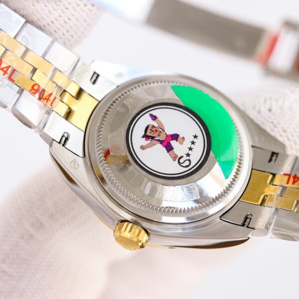 ROLEX Rolex Dog Tooth Ring Women's Diary Series Automatic Mechanical Movement 100m Waterproof Women's Date Display Diamond Time Mark Women's Watch Swiss Watch 26mm