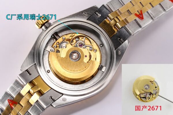 ROLEX Rolex Dog Tooth Ring Women's Diary Series Automatic Mechanical Movement 100m Waterproof Women's Date Display Diamond Time Mark Women's Watch Swiss Watch 26mm