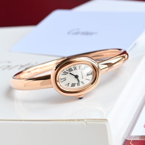 sy_no_12DC815E8ECAEAF42C807486A12DDD78_0 Cartier flagship store Baignoire quartz watch, gold mini bracelet watch