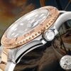 sy_no_140394E2AC7AB112E57D105D038B0423_5 ROLEX yacht luxury automatic mechanical movement date display men's watch Swiss watch 37mm coffee colored dial