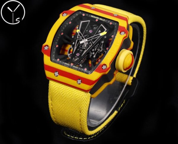RICHARD MILLE Men's Series Manual Mechanical Movement Men's Watch RICHARD MILLE Limited Edition Hollow Dial